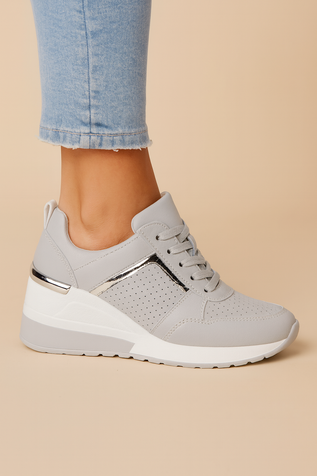 Dames Orthopedische Sneakers met Voetondersteuning en Steunzool