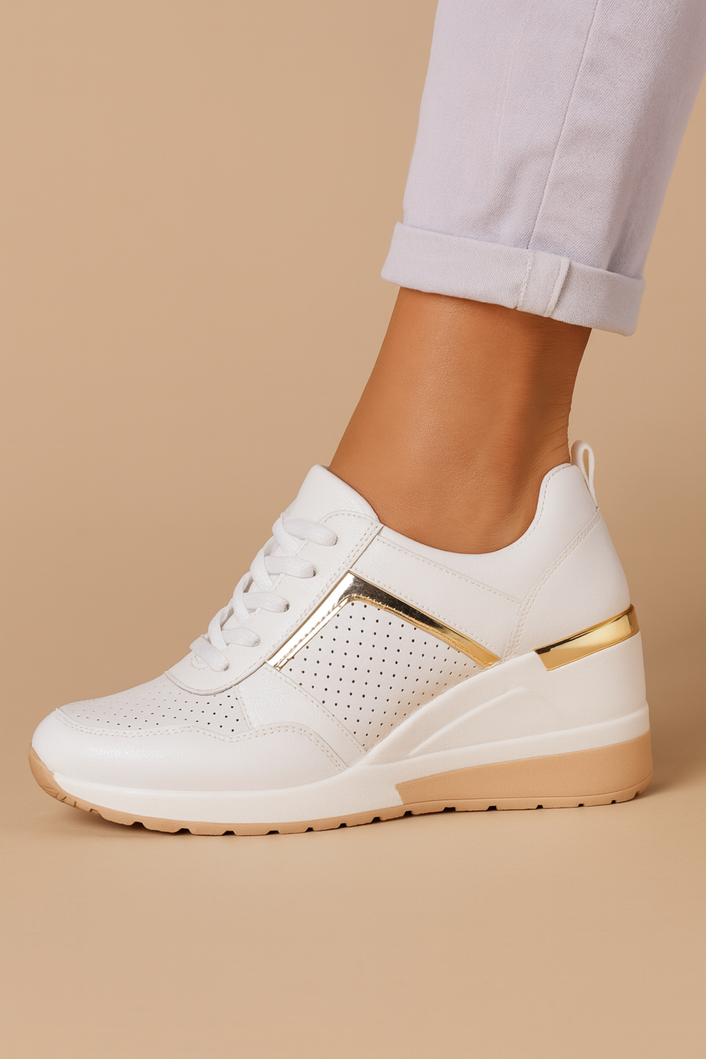 Dames Orthopedische Sneakers met Voetondersteuning en Steunzool