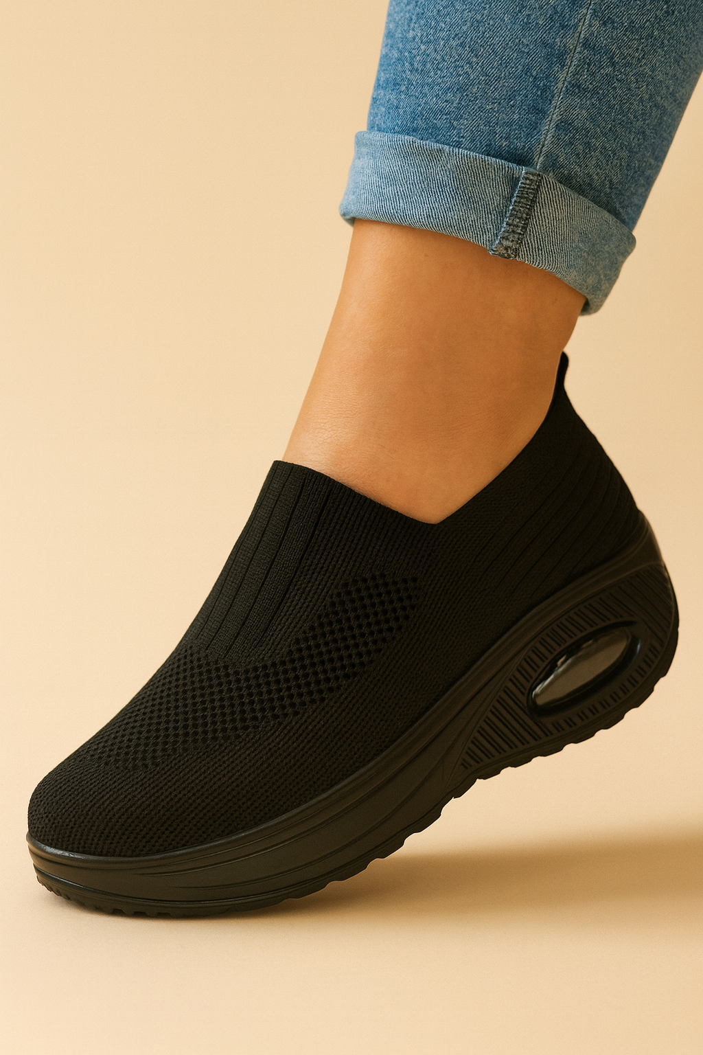 Dames Orthopedische Sneakers Comfortabele Slip-On Loopschoenen