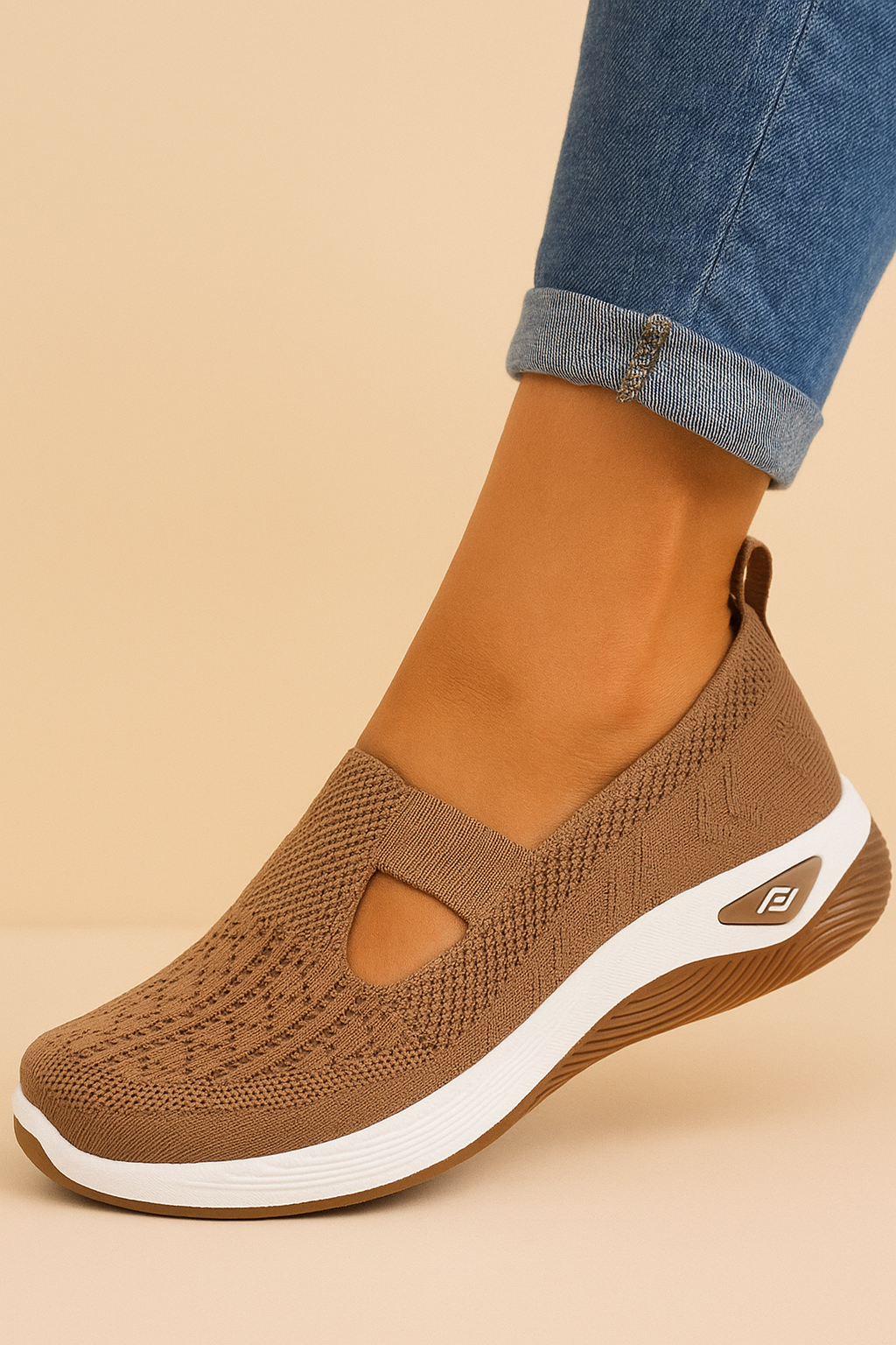 Dames Comfortabele Orthopedische Ballerina Sneakers voor Dagelijks Gebruik - Mode Vibes