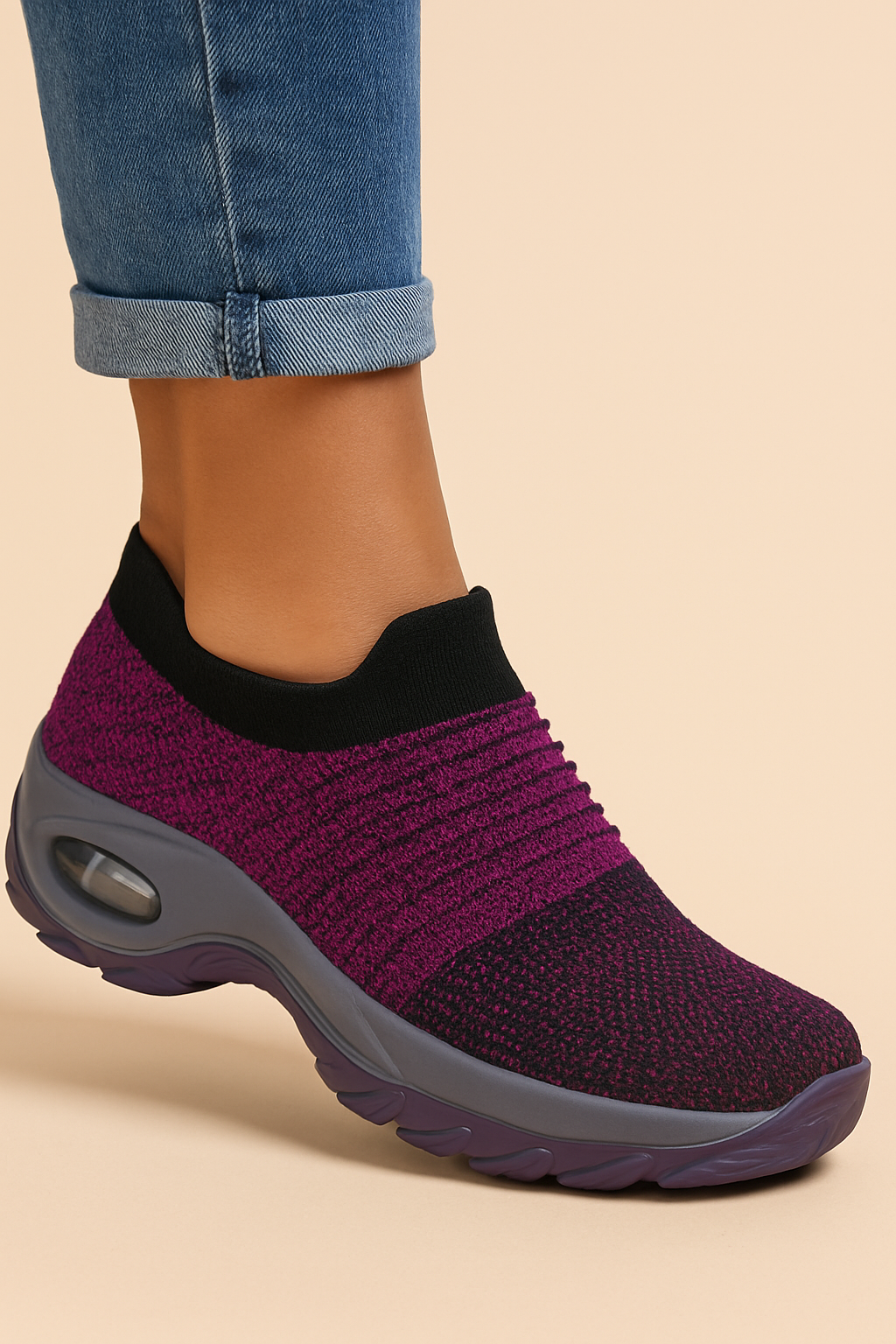 Dames Comfortabele Orthopedische Sneaker met Luchtzool Ezalina - Mode Vibes