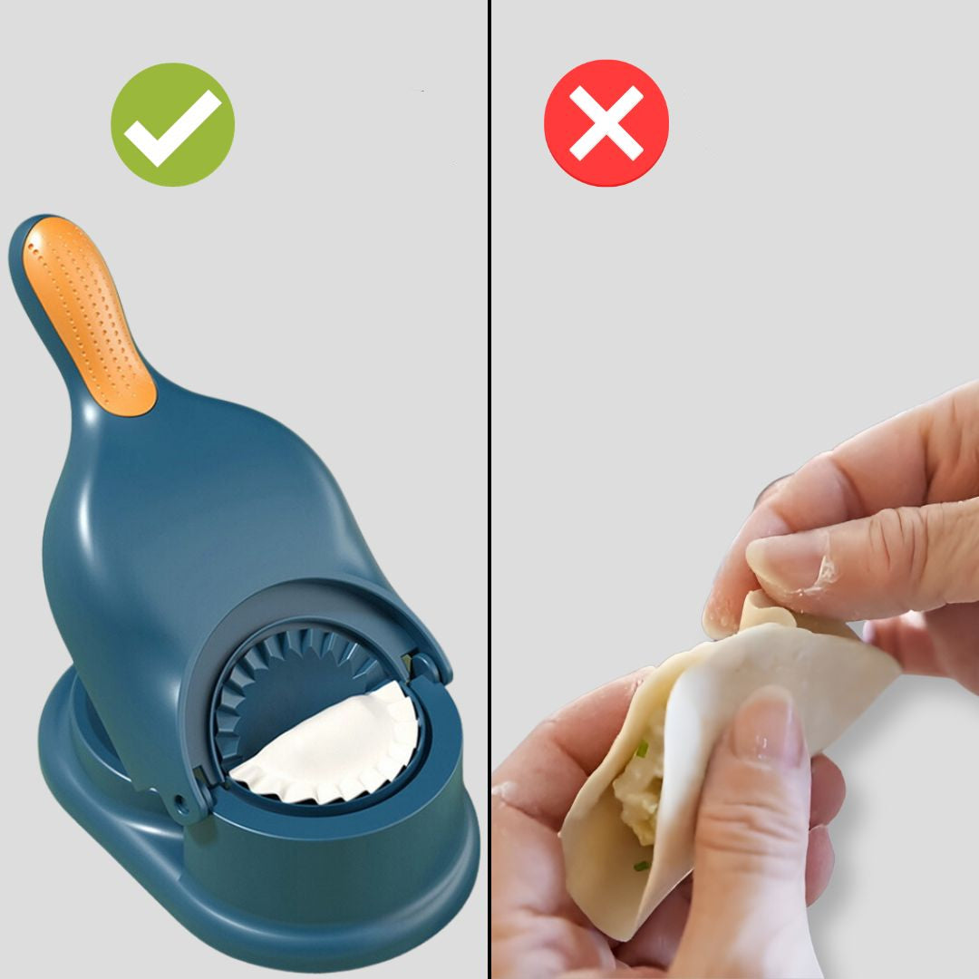 Dumplingmachine 2-in-1 met Vormen en Snijder