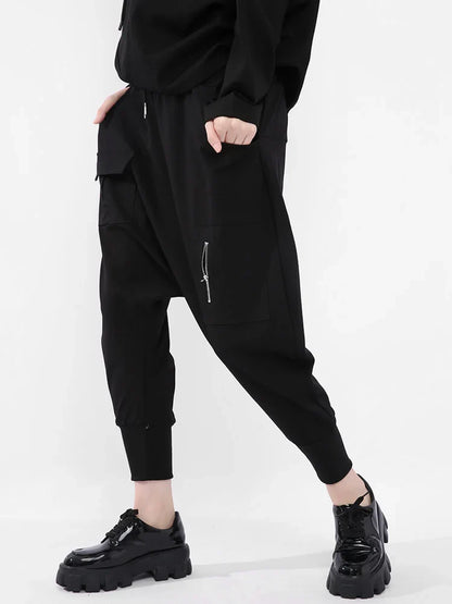 ModaFlex High Elastic Waist Lange Harem Broek