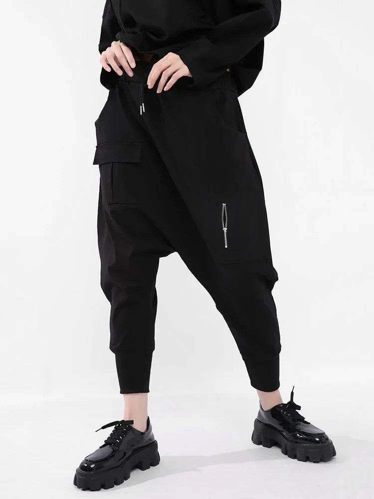 ModaFlex High Elastic Waist Lange Harem Broek
