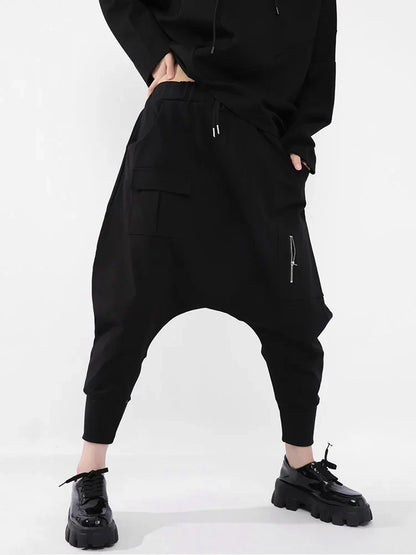 ModaFlex High Elastic Waist Lange Harem Broek