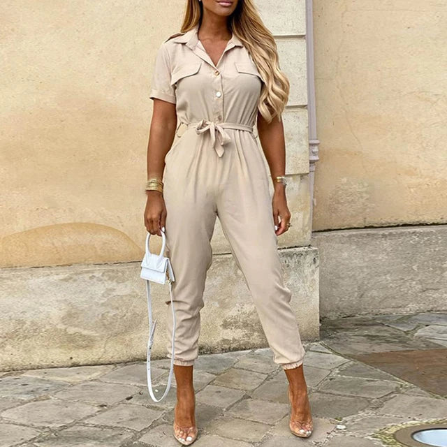 ModeMeester's Stijlvolle Eendelige Jumpsuit voor Vrouwen