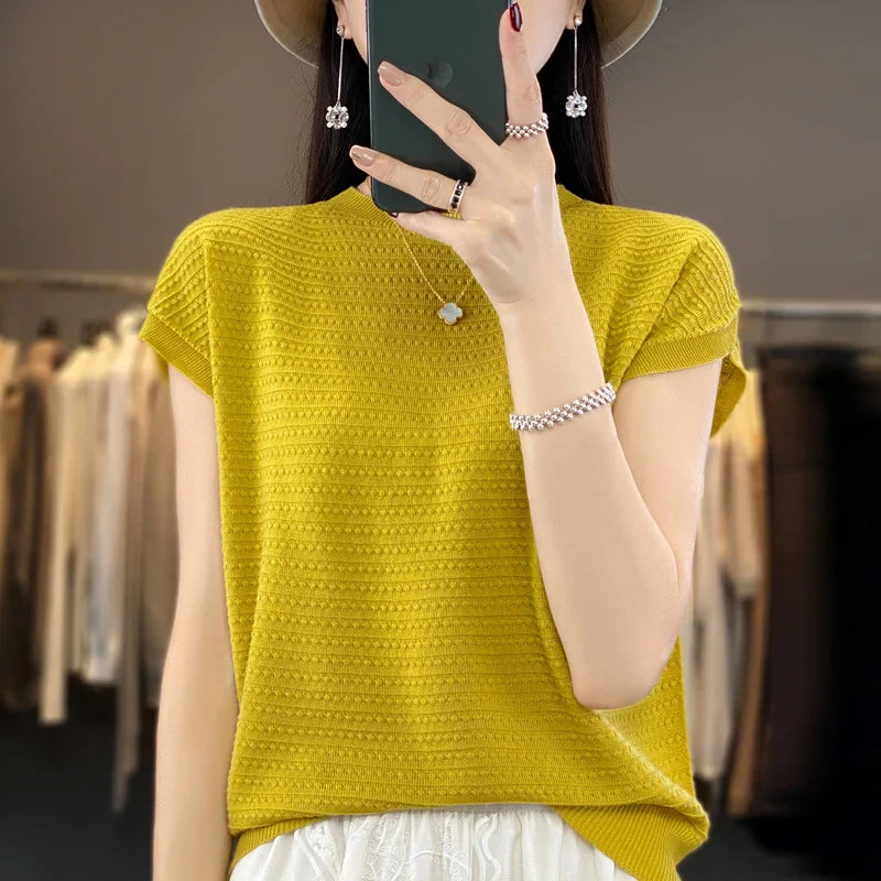 Aria's Zomerse Batwing Ice Silk T-shirt