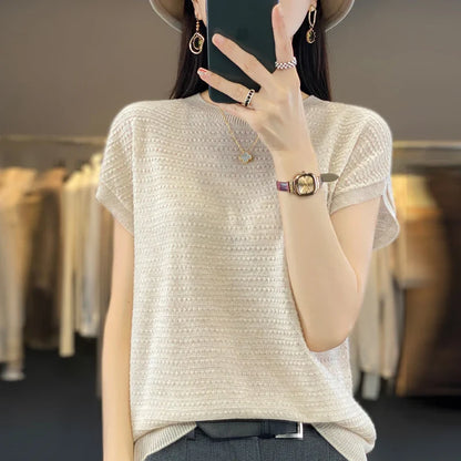 Aria's Zomerse Batwing Ice Silk T-shirt