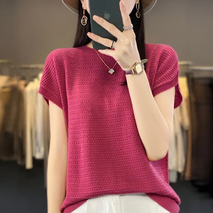Aria's Zomerse Batwing Ice Silk T-shirt