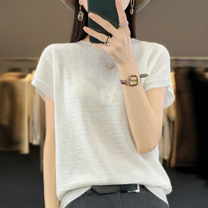 Aria's Zomerse Batwing Ice Silk T-shirt