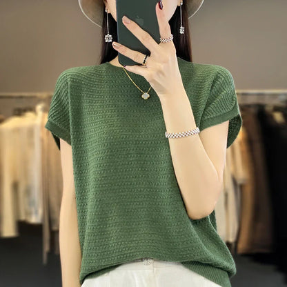 Aria's Zomerse Batwing Ice Silk T-shirt