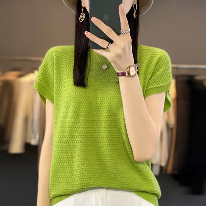 Aria's Zomerse Batwing Ice Silk T-shirt