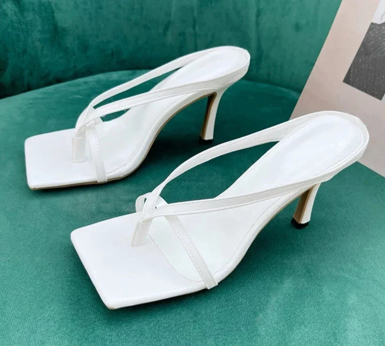 Glamoura Vierkante Neus Sandalen