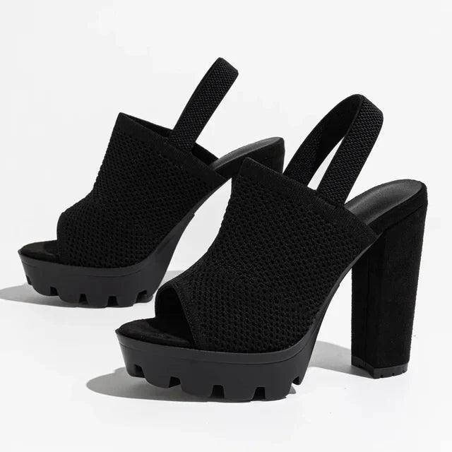 Zomer Platform Sandalen met Dikke Hoge Hakken voor Vrouwen