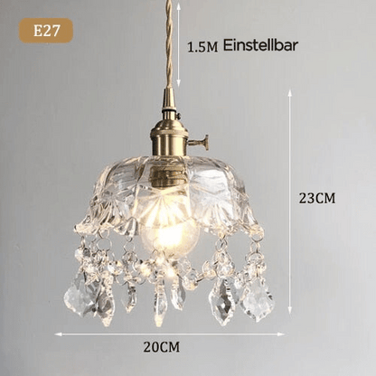 Kristallen Hanglamp Luxe Modern Design Elara