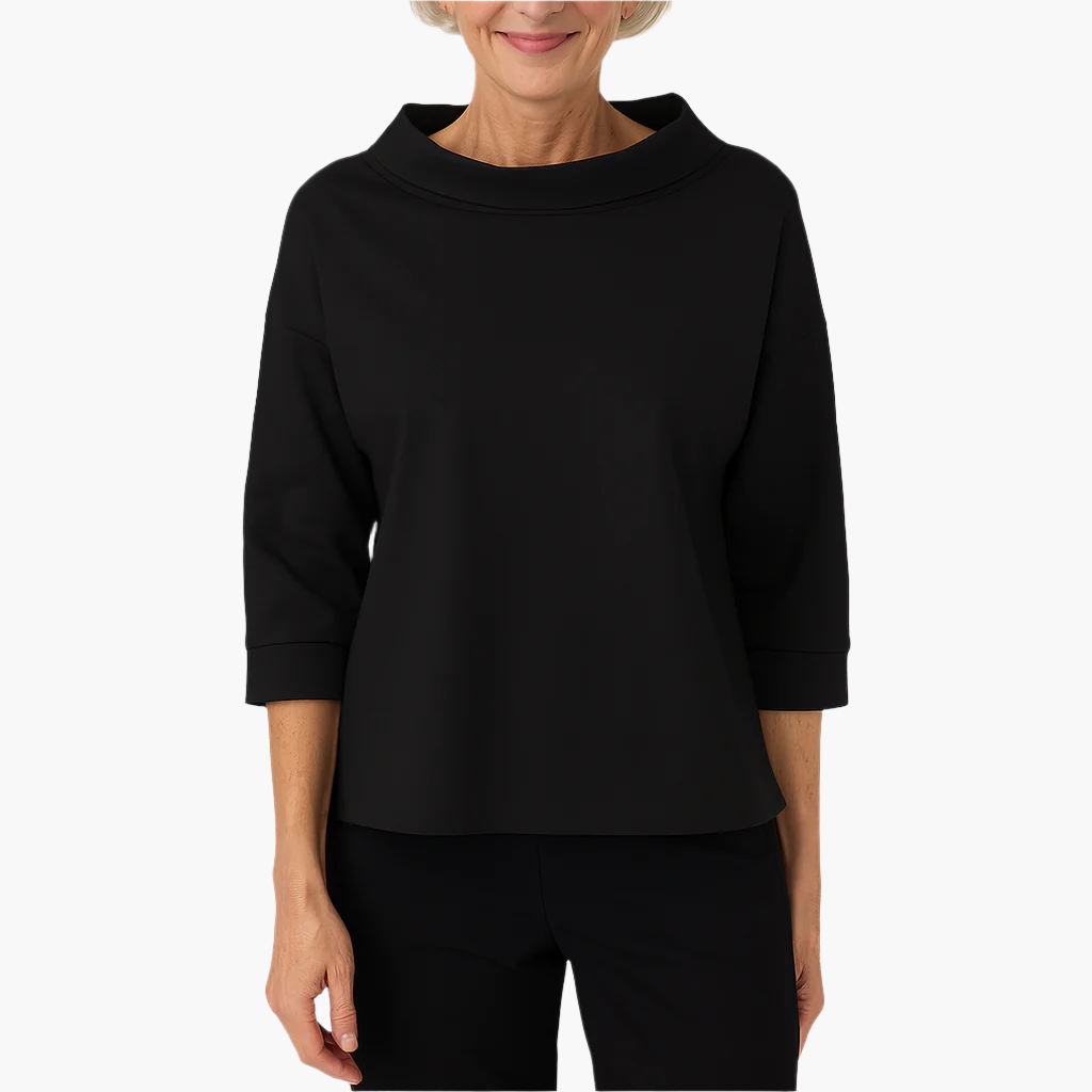 Elara | Dames Top – Witte, Elegante &amp; Comfortabele Pasvorm voor Elke Gelegenheid 2