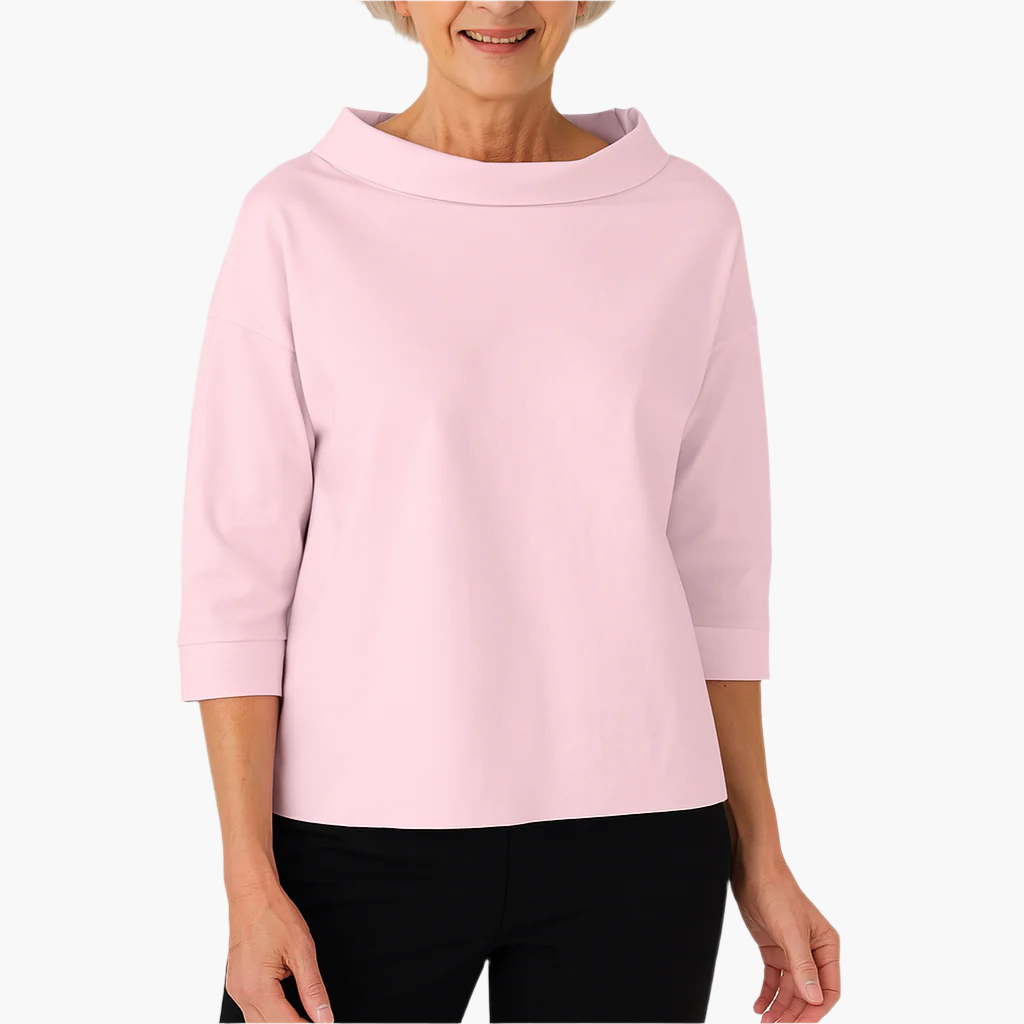 Elara | Dames Top – Witte, Elegante &amp; Comfortabele Pasvorm voor Elke Gelegenheid 3