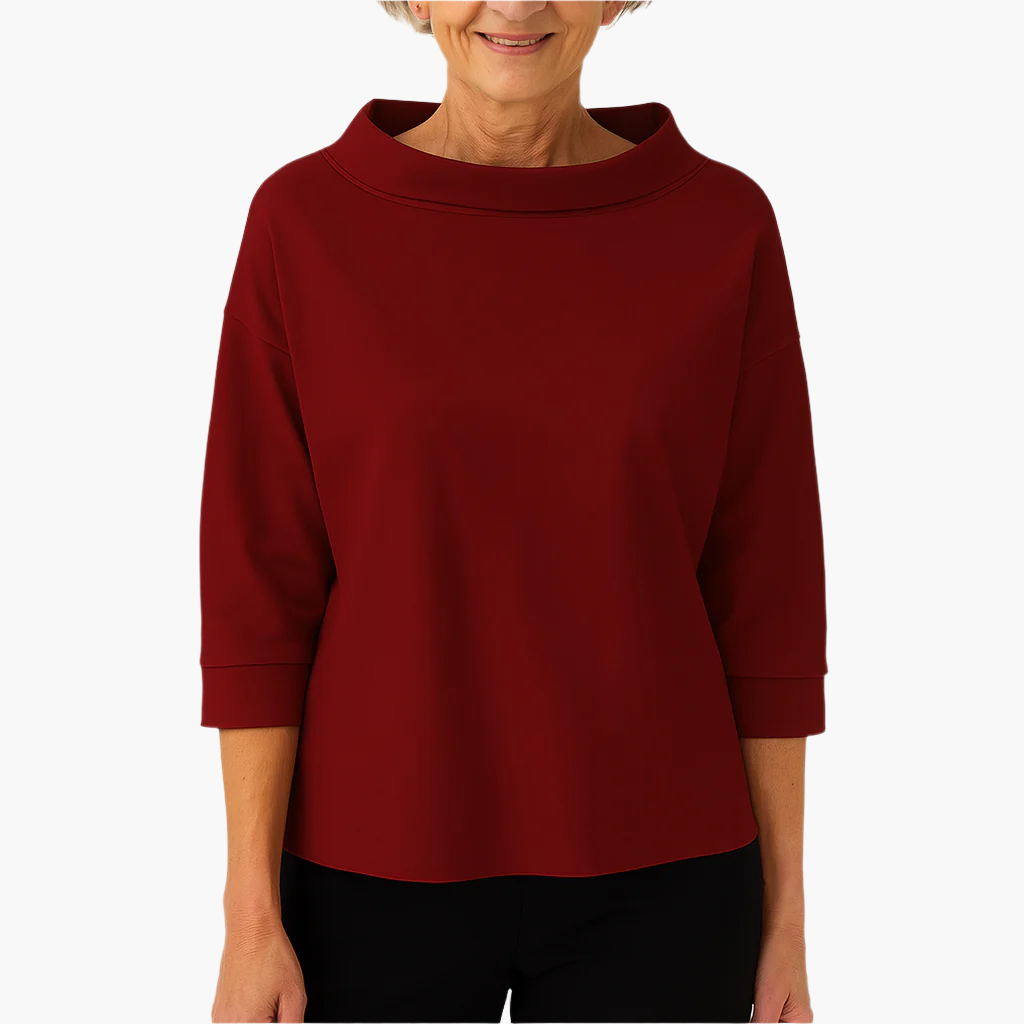 Elara | Dames Top – Witte, Elegante &amp; Comfortabele Pasvorm voor Elke Gelegenheid 6
