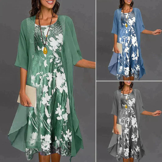 Zomerjurk Elastische Taille Jurk voor Vrouw - Mode Vibes
