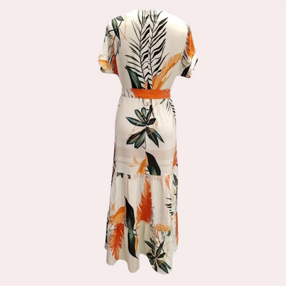 Elegant en verfijnd bloemenjurk met vrouwelijke uitstraling - Elara