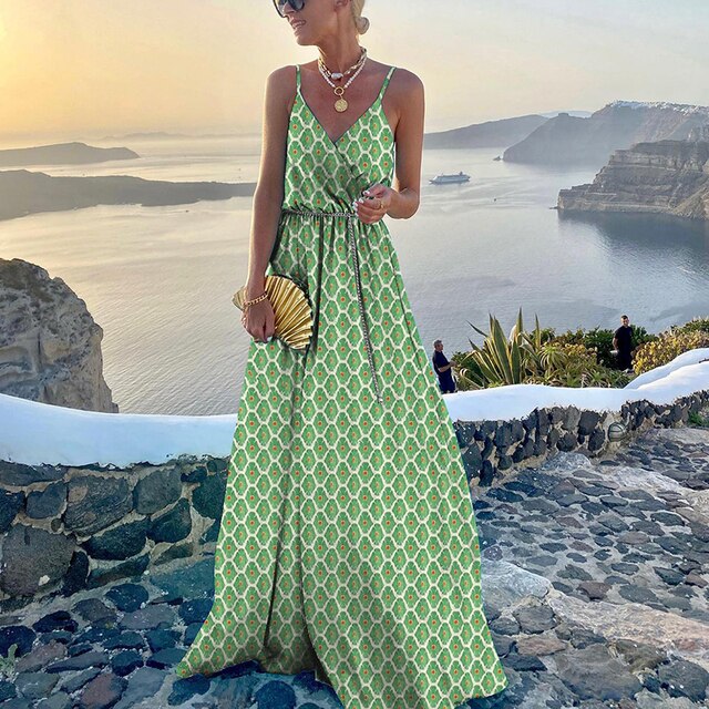 Boheemse Chic Zomerjurk Vrouwen