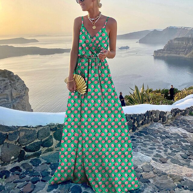 Boheemse Chic Zomerjurk Vrouwen
