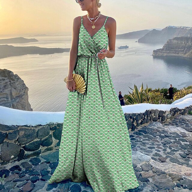 Boheemse Chic Zomerjurk Vrouwen