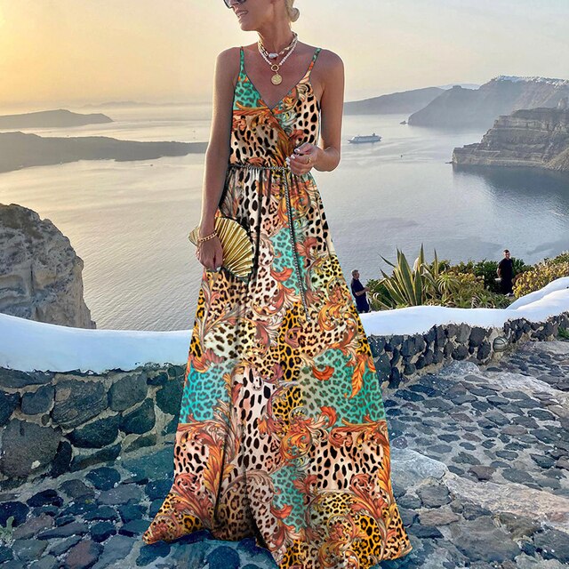 Boheemse Chic Zomerjurk Vrouwen