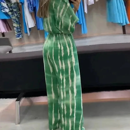 Zomer Wijde Pijpen Jumpsuit voor Dames