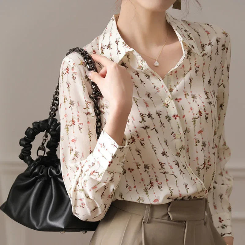 Elegante Lente en Herfst Blouses voor Vrouwen