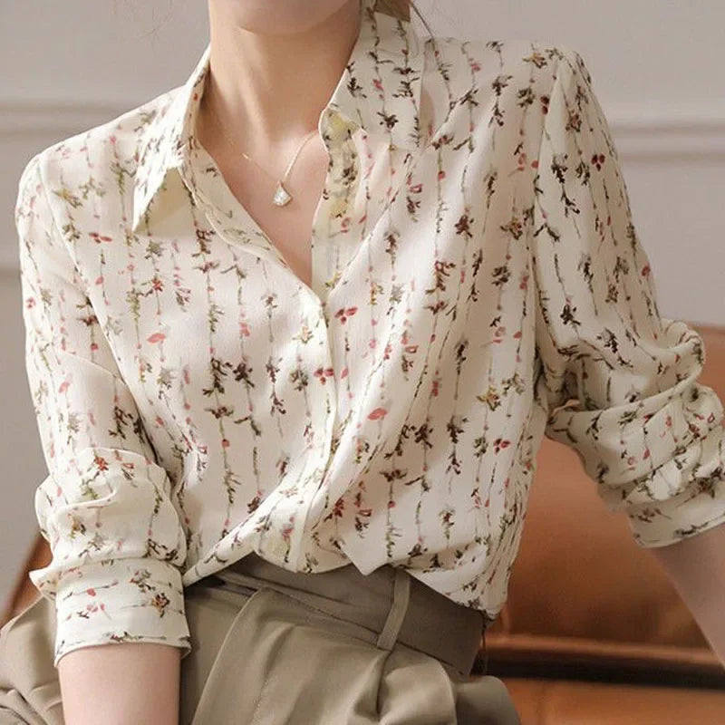 Elegante Lente en Herfst Blouses voor Vrouwen