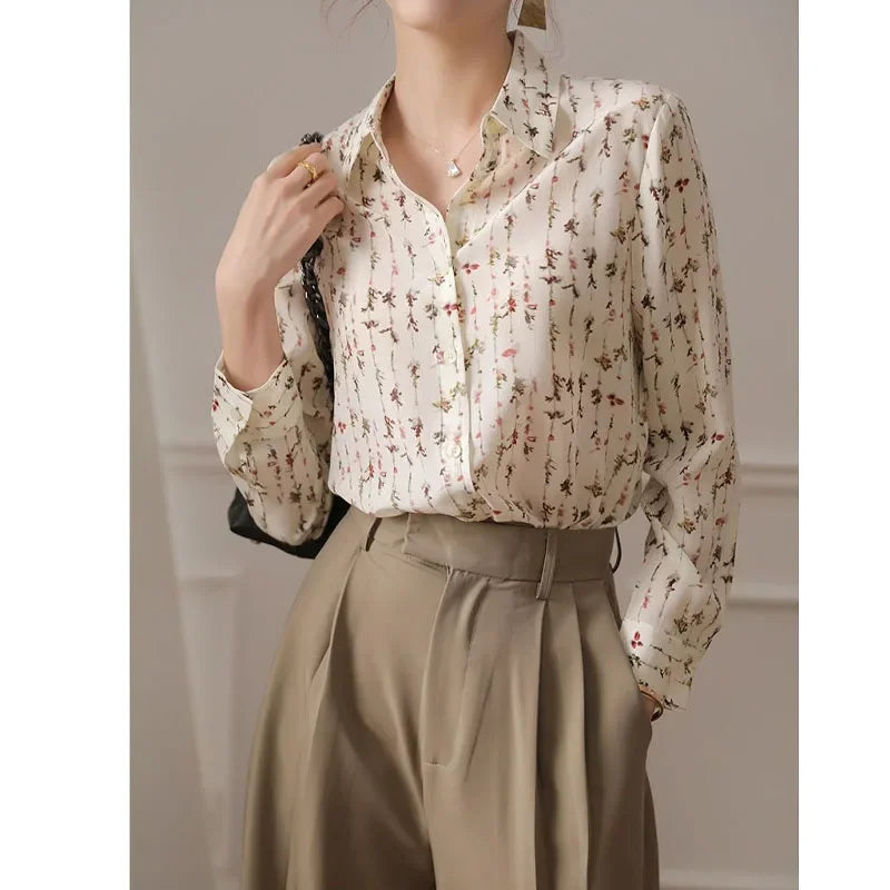 Elegante Lente en Herfst Blouses voor Vrouwen