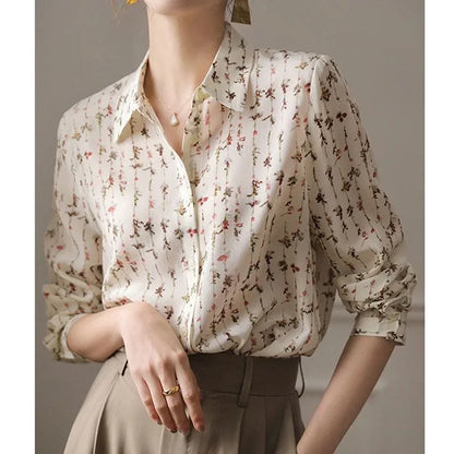 Elegante Lente en Herfst Blouses voor Vrouwen