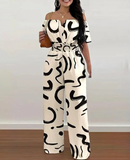 Mystique Dames Elegantie Jumpsuit voor Stijlvolle Avonturiers
