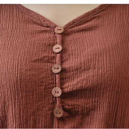 ModeMeester Prachtige Katoenen Jurk voor Vrouwen