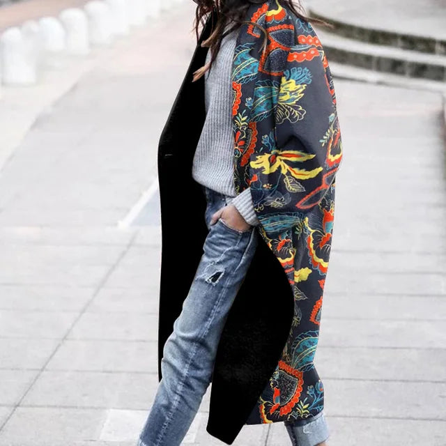 Vest met Retro Patroon Elegant Design - Mode Vibes