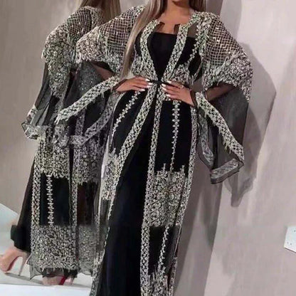 GlamourDames Elegante Glitter Avondjurk