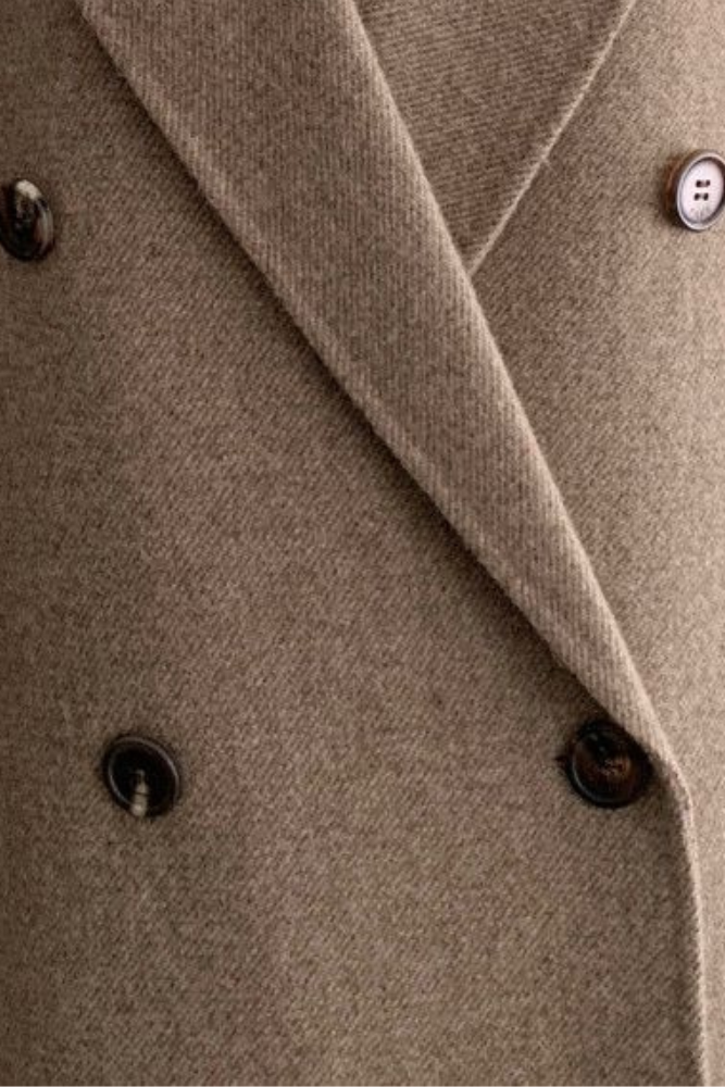 Dames Winterjas Lange Double-Breasted Warm en Comfortabel