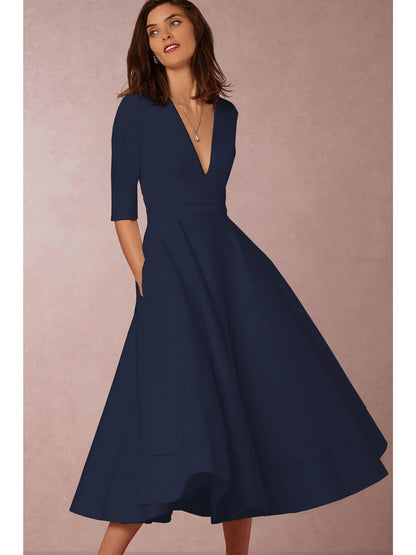 Elena | Abito midi elegante e ispirato al vintage 10