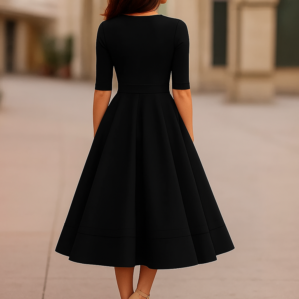 Elena | Abito midi elegante e ispirato al vintage 2