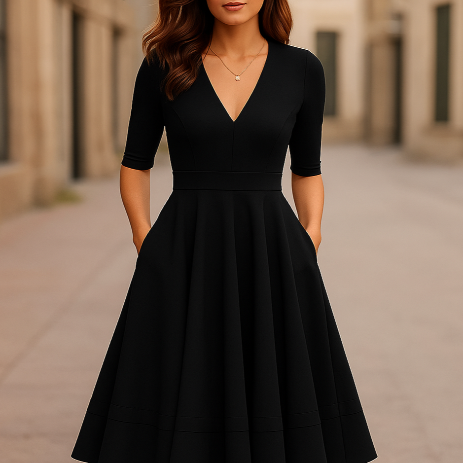 Elena | Abito midi elegante e ispirato al vintage 4
