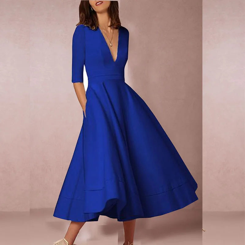 Elena | Abito midi elegante e ispirato al vintage 7