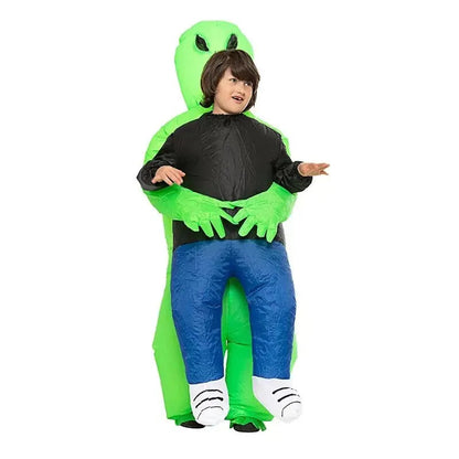 Elettra | Halloween -kostuum van een opblaasbaar alien