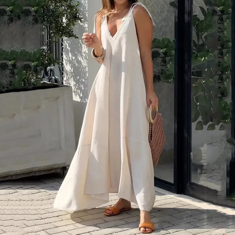 Zomerjurk Maxi Vrouwen Lange Jurk Zomerse Stijl - Mode Vibes
