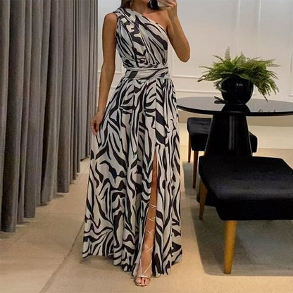 Jurk met Print Vrouwelijke Zomerjurk Modieus - Mode Vibes