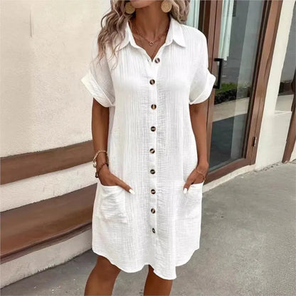 Elysia | Zomerjurk Dames – Ademend, Comfortabel & Elegant met Praktische Zakken 0