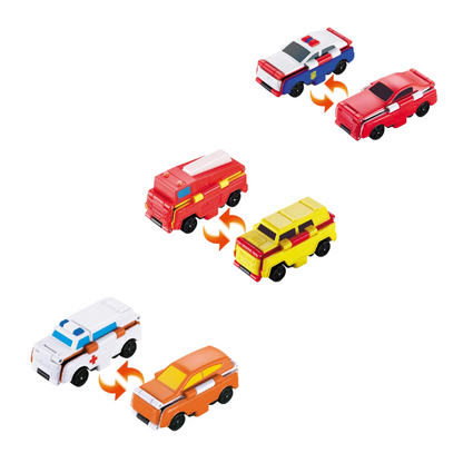 Dubbelzijdige Speelauto's voor Kinderen FlipWheels