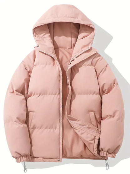 Dames Winterjas Gevoerd met Capuchon Warm en Waterafstotend - Mode Vibes