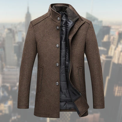 Heren Winterjas van Wolmix - Warm en Elegant