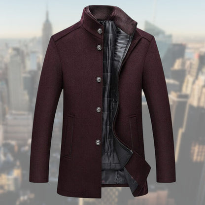 Heren Winterjas van Wolmix - Warm en Elegant